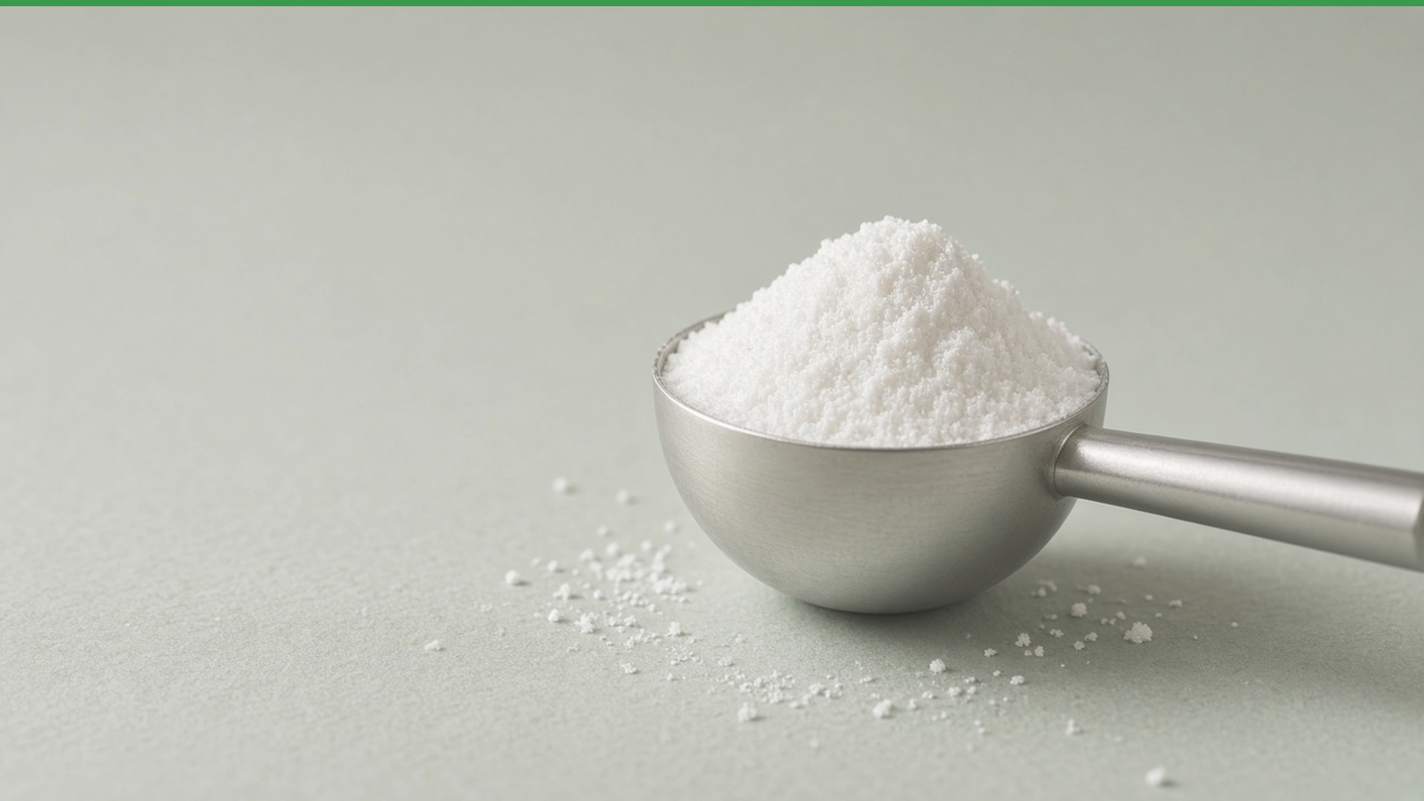 Creatine scoop with powder — photo